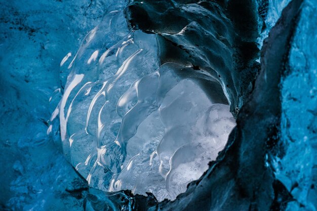 Foto immagine completa di acqua ghiacciata