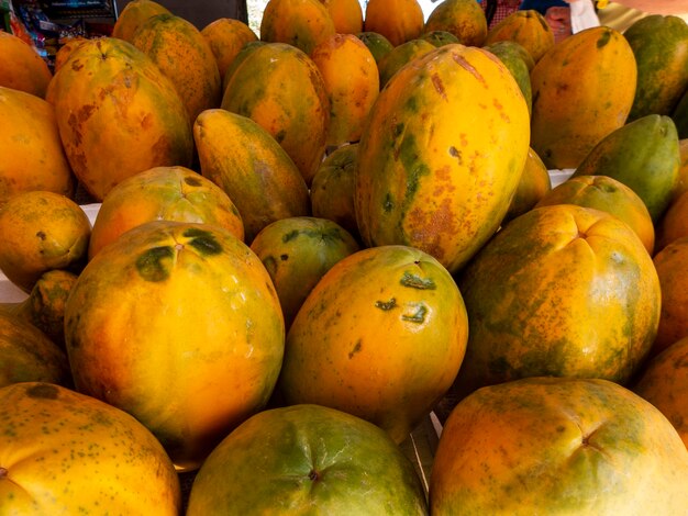 Full frame shot of fruits for sale at market stall