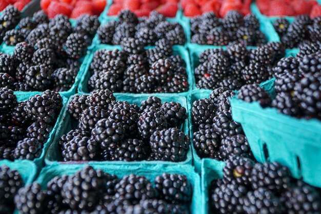 Photo full frame shot of fruits for sale at market stall