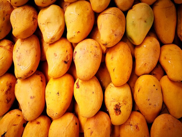 Full frame shot of fruits for sale at market