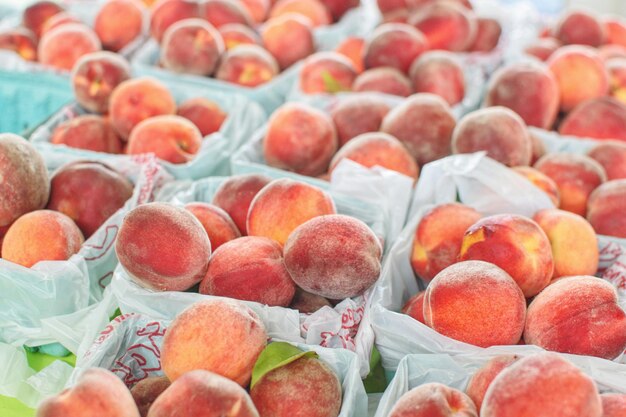 Photo full frame shot of fruits