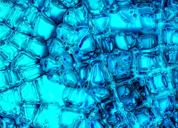 Full frame shot of glass with blue water