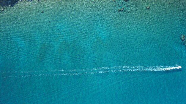 Full frame shot of green swimming pool