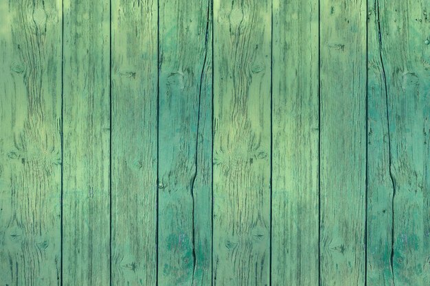 Photo full frame shot of green wooden wall