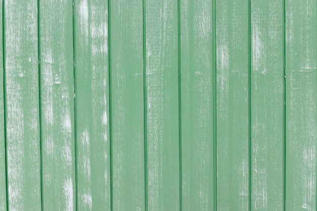 Full frame shot of green wooden wall