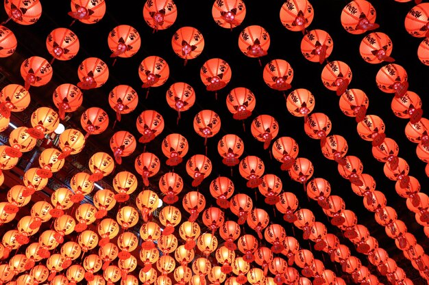 Full frame shot of illuminated candies