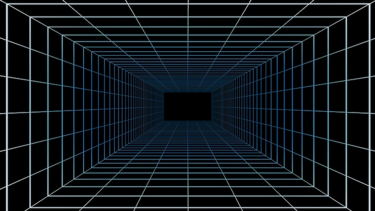 Photo full frame shot of illuminated corridor