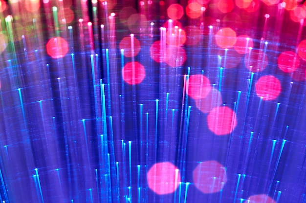 Full frame shot of illuminated fiber optic