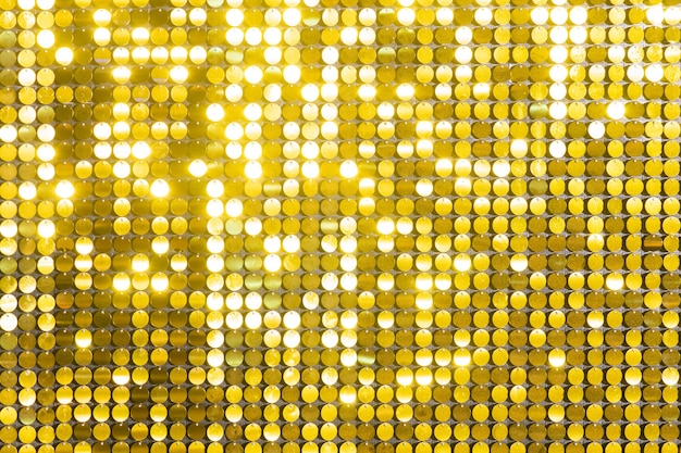 full frame shot of illuminated yellow lights