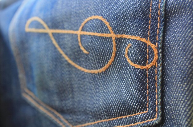 Foto a telaio completo di jeans