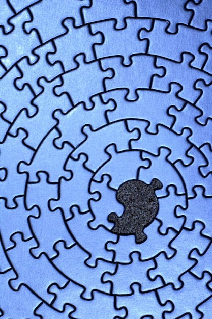 Photo full frame shot of jigsaw puzzle