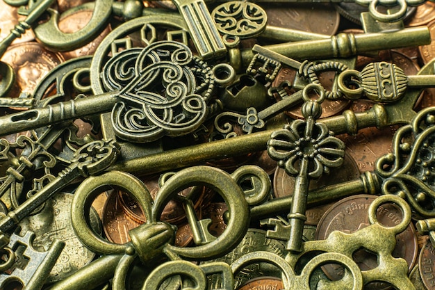 full frame shot of keys