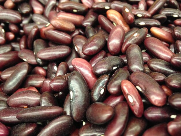 Photo full frame shot of kidney beans