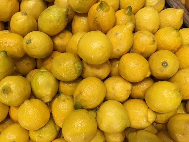 Полный кадр лимонов .