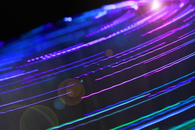 Full frame shot of light trails