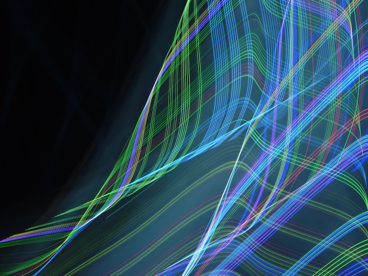 Photo full frame shot of light trails