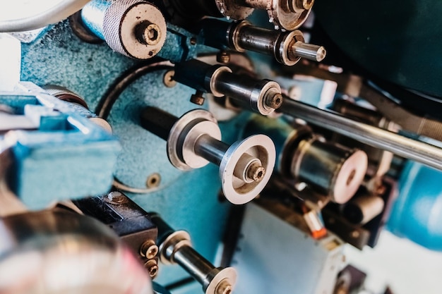 full frame shot of machine part