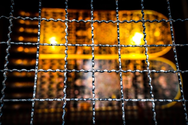 Full frame shot of metal grate