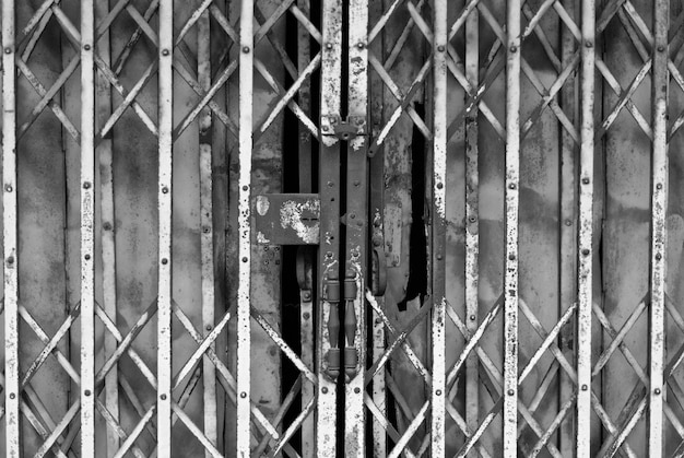 Photo full frame shot of metal grate