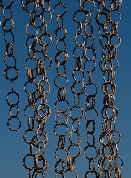 Photo full frame shot of metal structure against sky