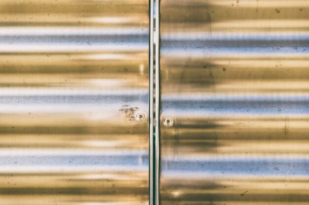 Photo full frame shot of metallic door