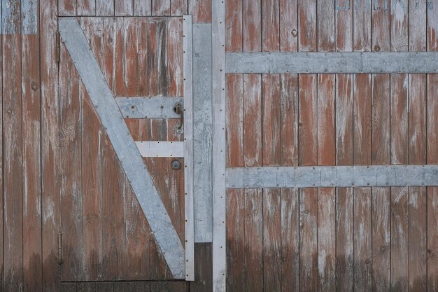 Photo full frame shot of metallic structure garage gate