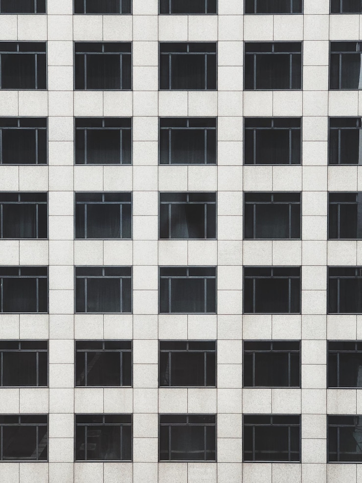 Photo full frame shot of modern building