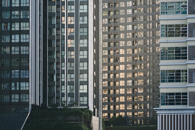 Photo full frame shot of modern building