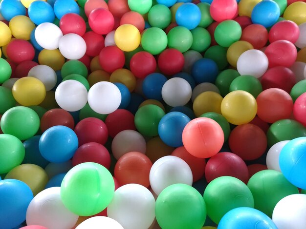 Full frame shot of multi colored balloons