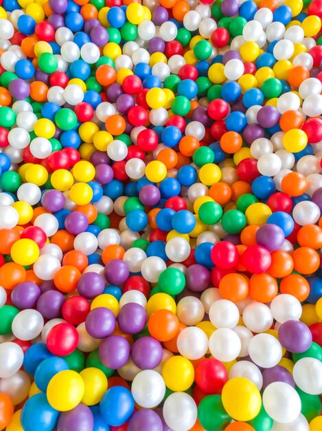 Full frame shot of multi colored balls