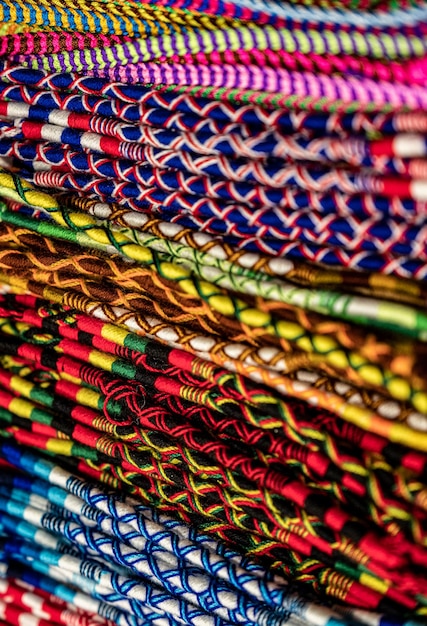 Photo full frame shot of multi colored candies for sale in market