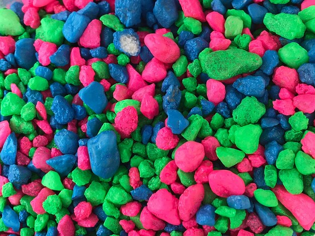 Photo full frame shot of multi colored candies