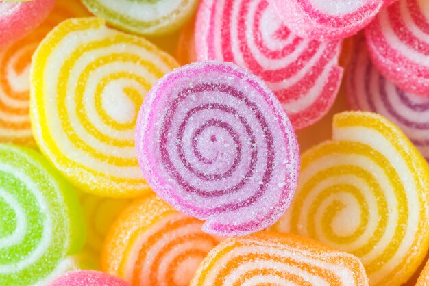 Full frame shot of multi colored candies