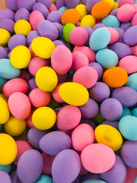 Full frame shot of multi colored candies