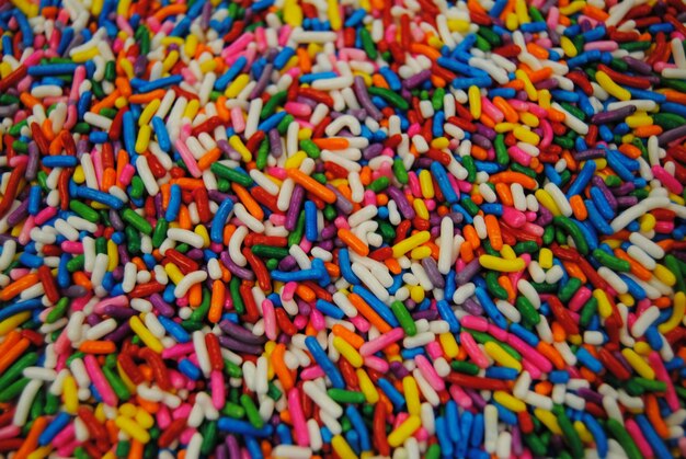 Full frame shot of multi colored candies