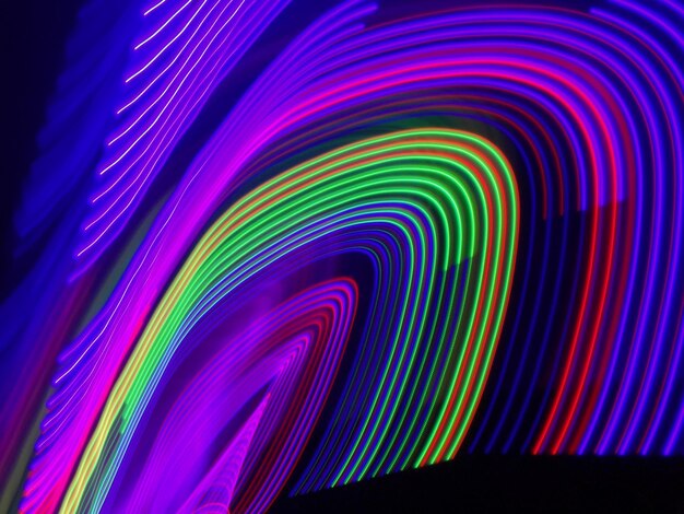 Full frame shot of multi colored light painting