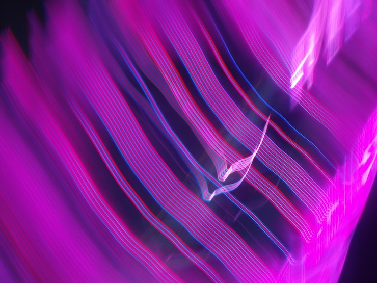 Photo full frame shot of multi colored light
