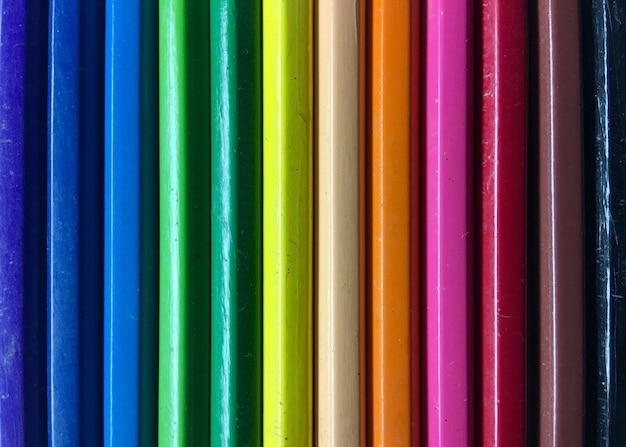 Full frame shot of multi colored pencils