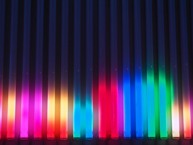 full frame shot of multi colored stage lights