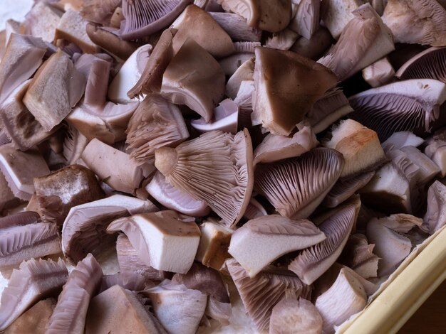 Photo full frame shot of mushrooms