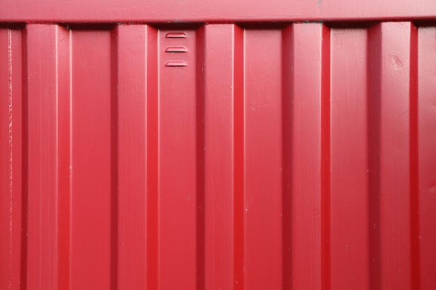 Фото Полный кадр красного контейнера