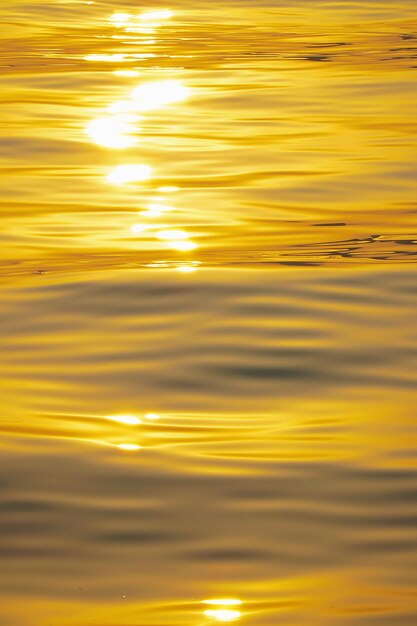 Фото Полный кадр воды на закате