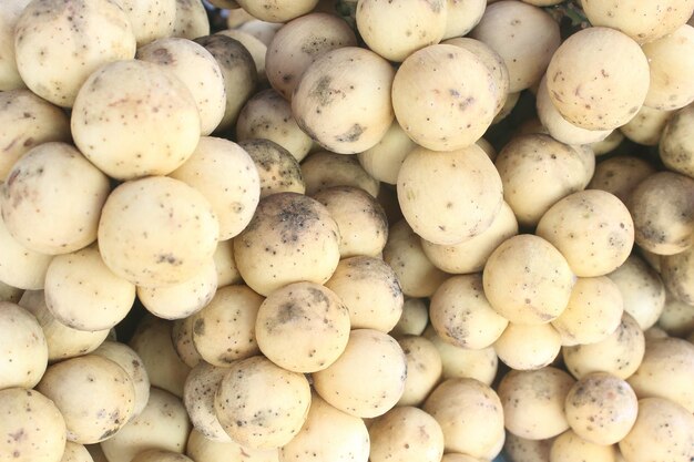 full frame shot of onions for sale at market