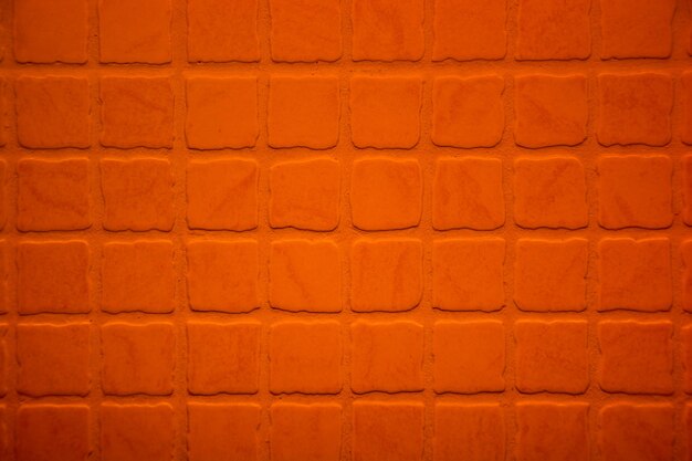 Full frame shot of orange brick wall