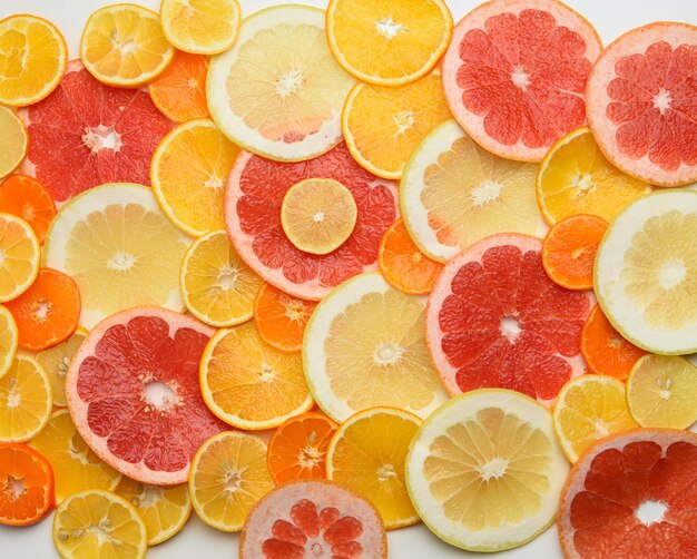 Full frame shot of orange fruits