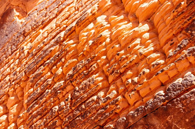 full frame shot of orange stone