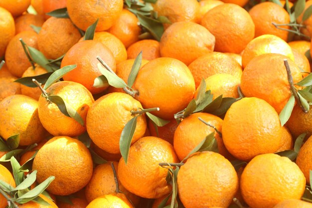 Full frame shot of oranges at market stall