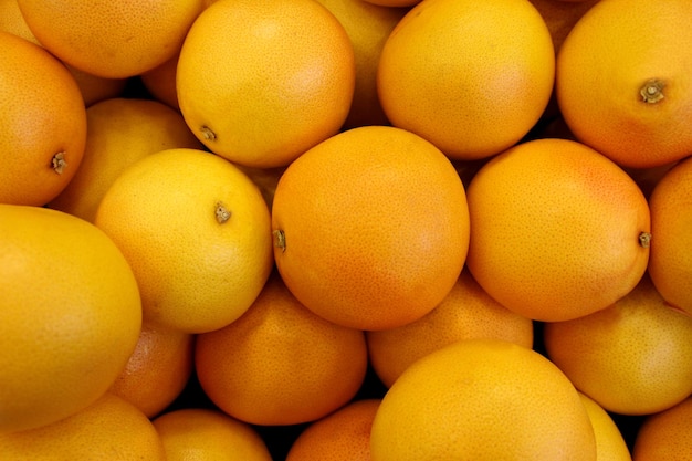 Full frame shot of oranges in market