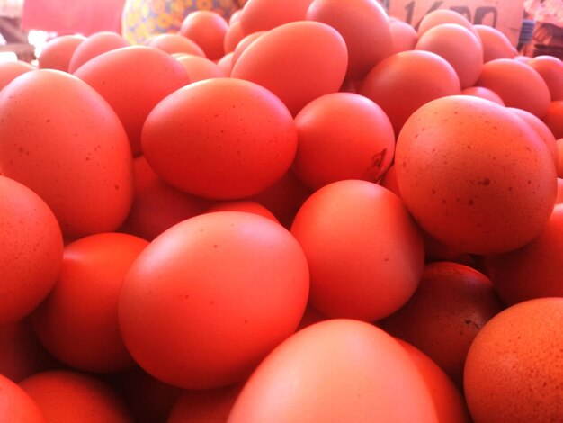 Full frame shot of oranges at market