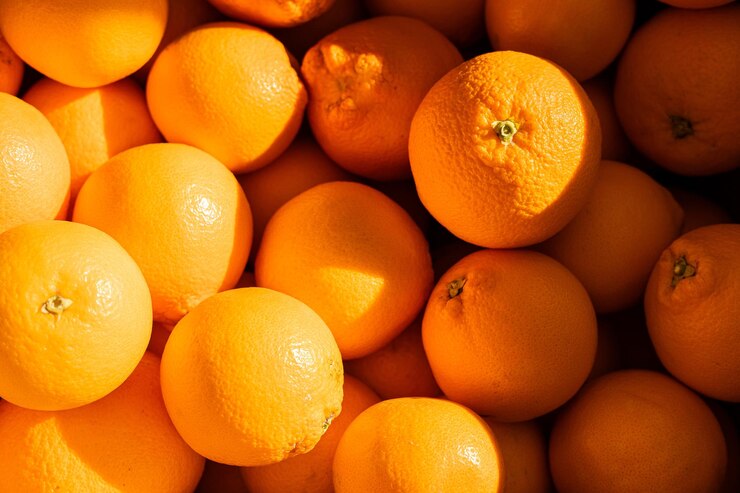 Photo full frame shot of oranges